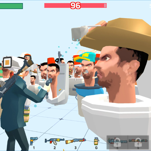 YOU VS 100 SKIBIDI TOILETS